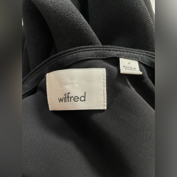 EUC ARITZIA black wilfred dress no tags size 4 - Picture 10 of 10